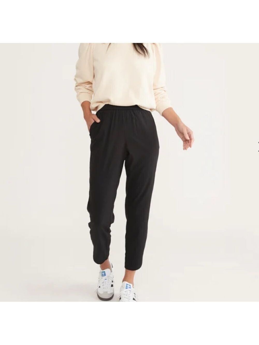 Marine Layer Allison High Rise Lightweight Dolphin Hem Pants S